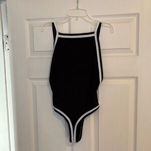 Superdown Black and White bodysuit